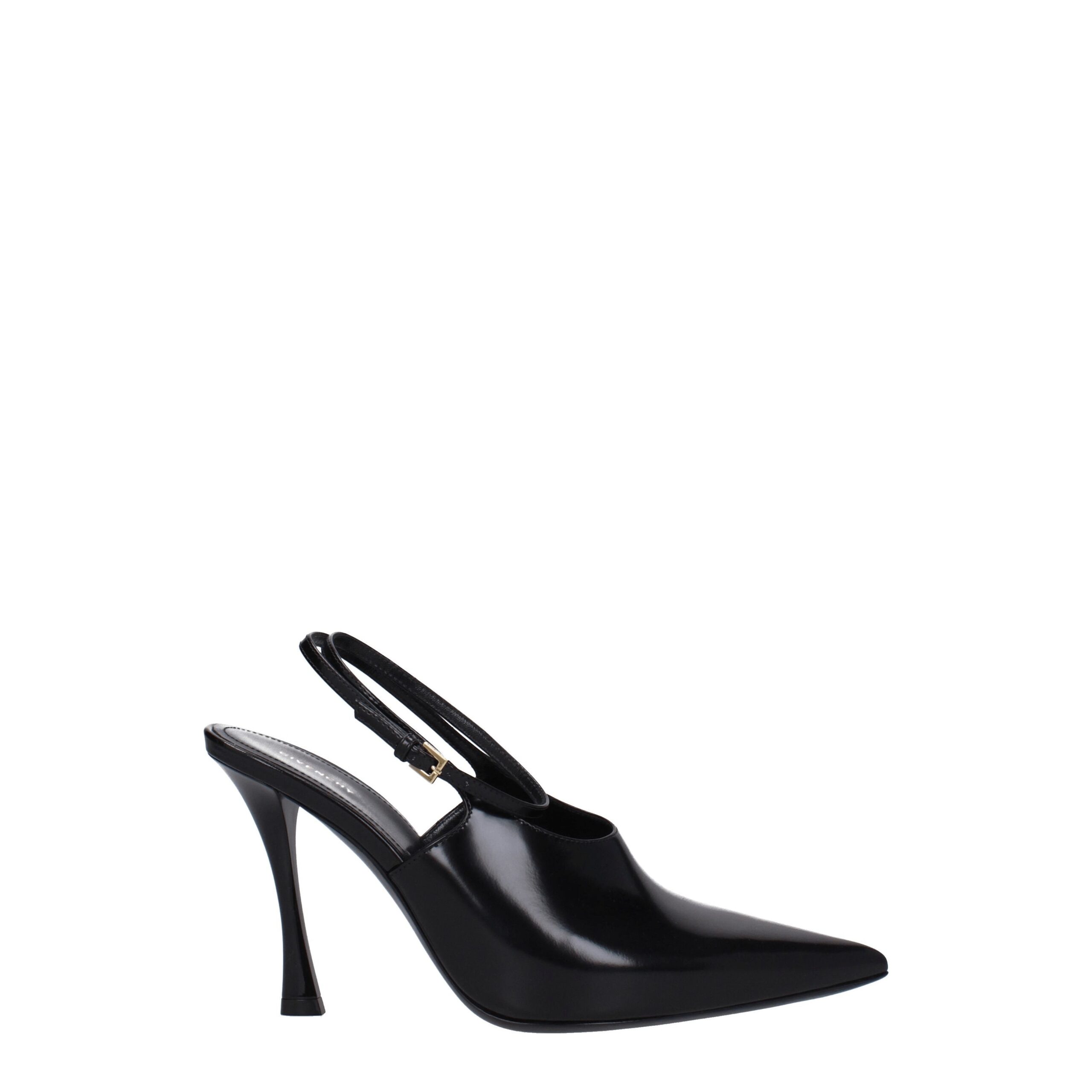 Givenchy Black Leather High Heel Pumps