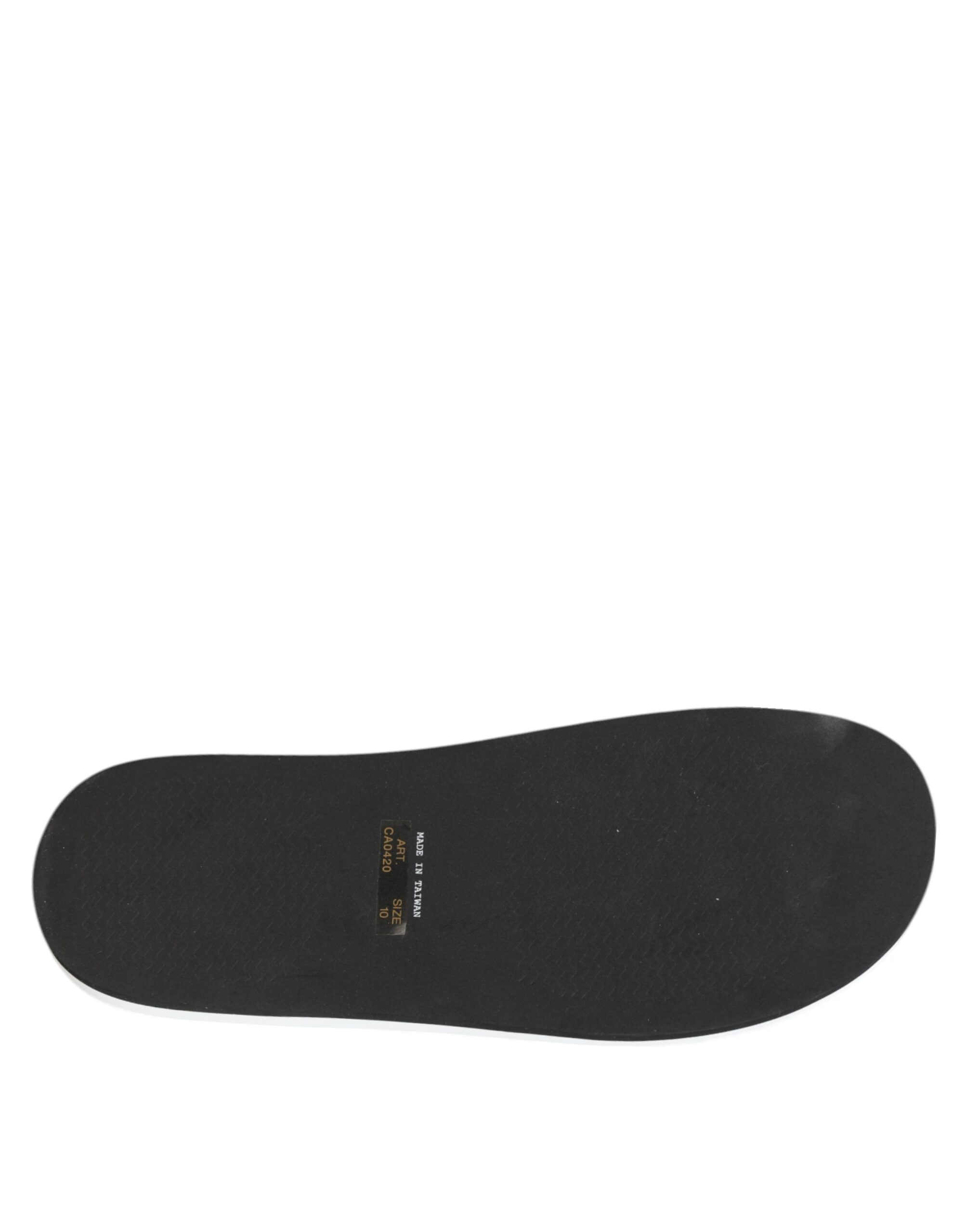 Dolce & Gabbana Black White Logo Beachwear Flats Slipper Shoes - Image 8