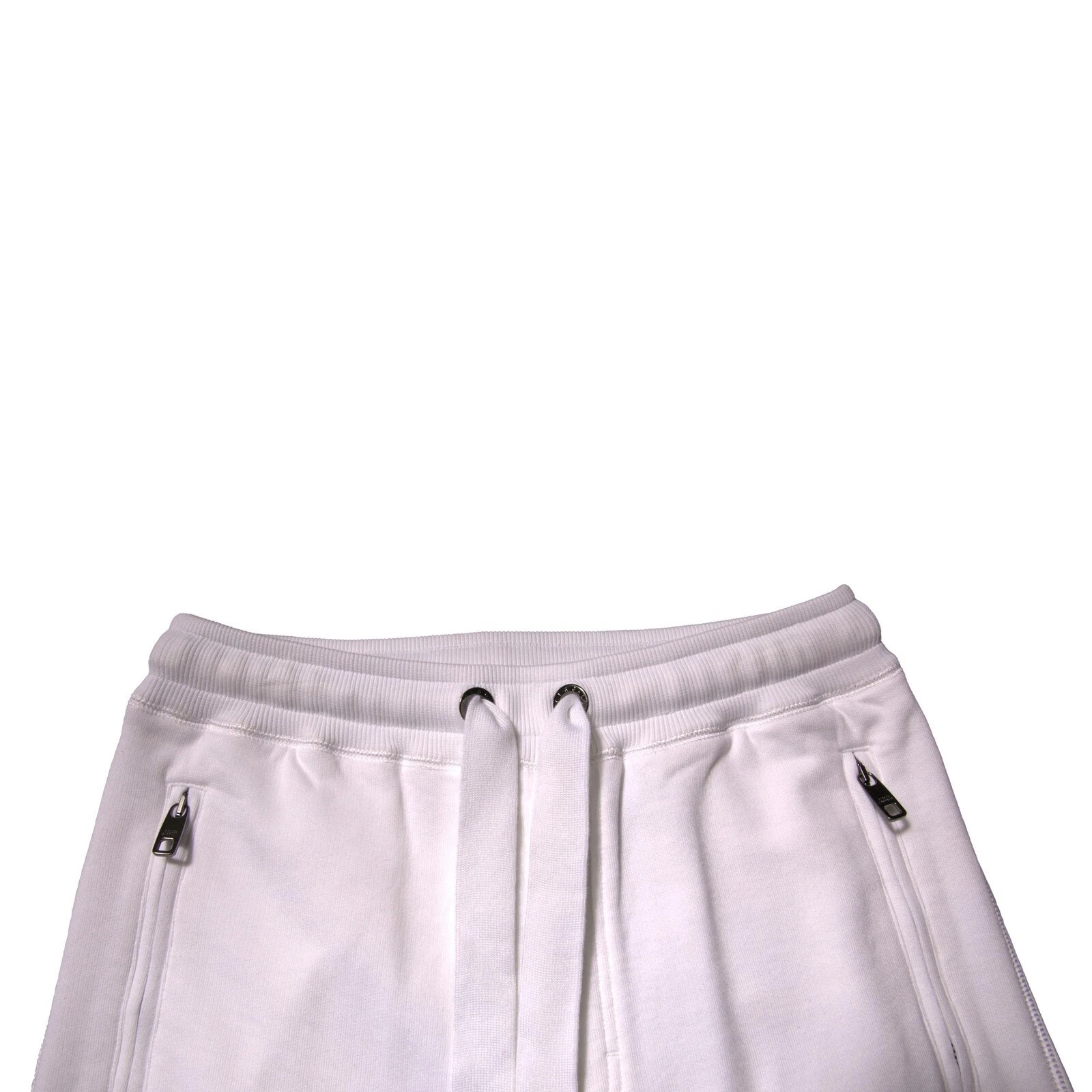Dolce & Gabbana White Logo Tape Jogger Cotton Sweatpant Pants - Image 4