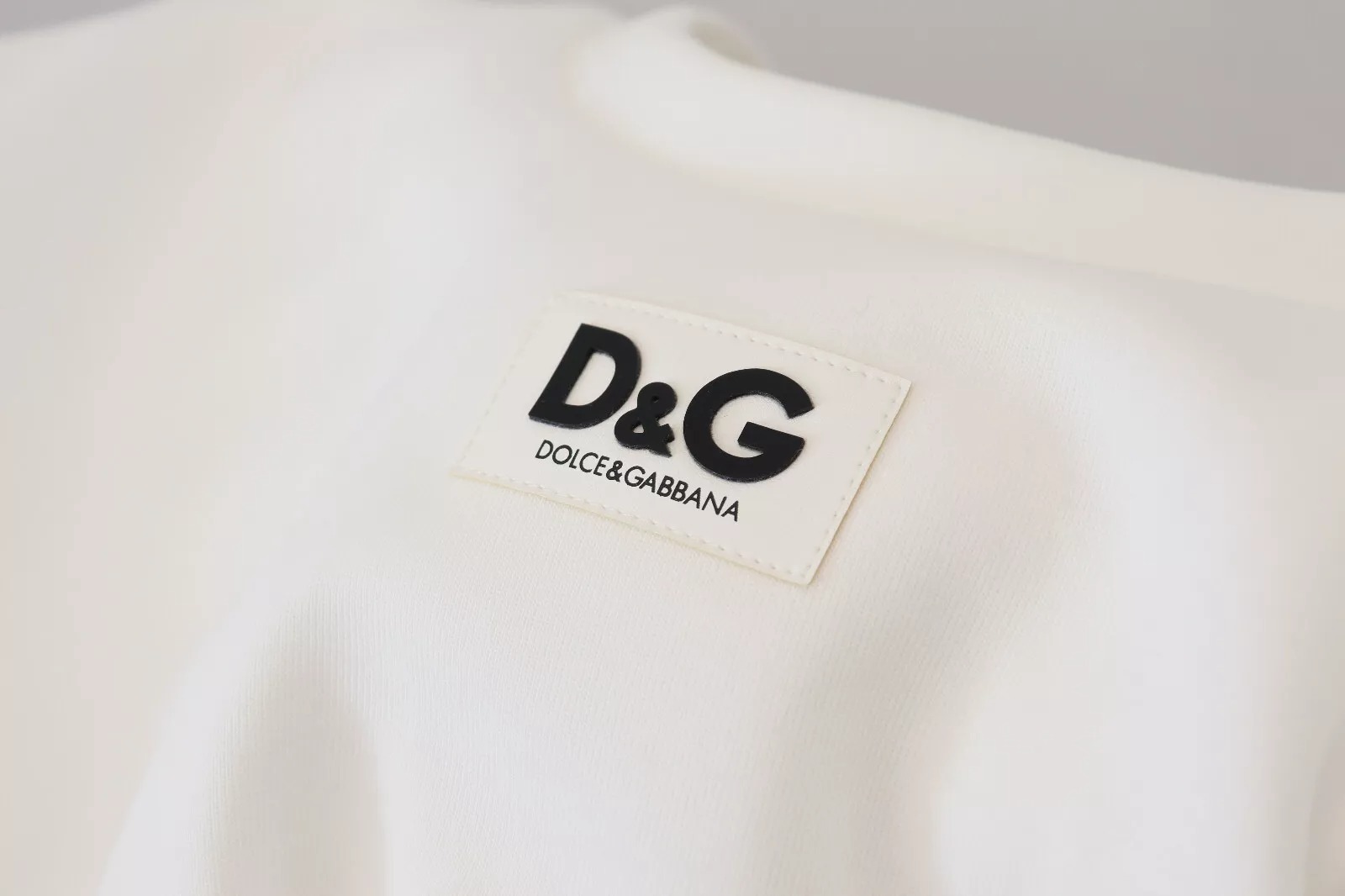 Dolce & Gabbana White Cotton Corset Stretch Top T-shirt - Image 5