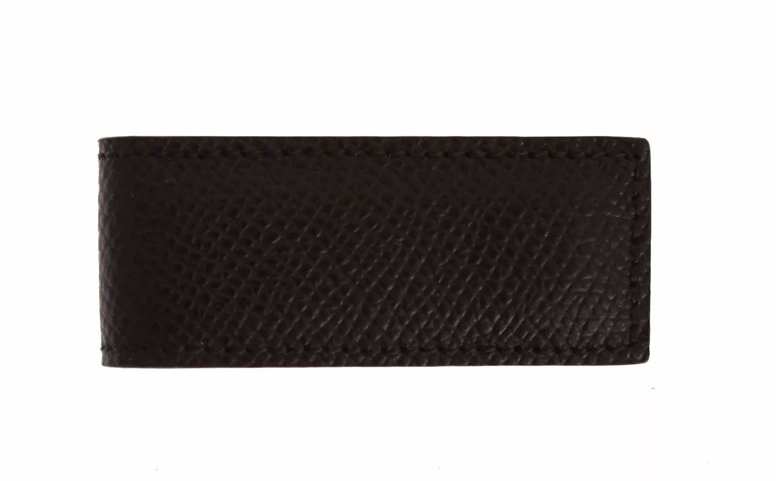 Dolce & Gabbana Brown Leather Magnet Mens Money Cash Clip - Image 2