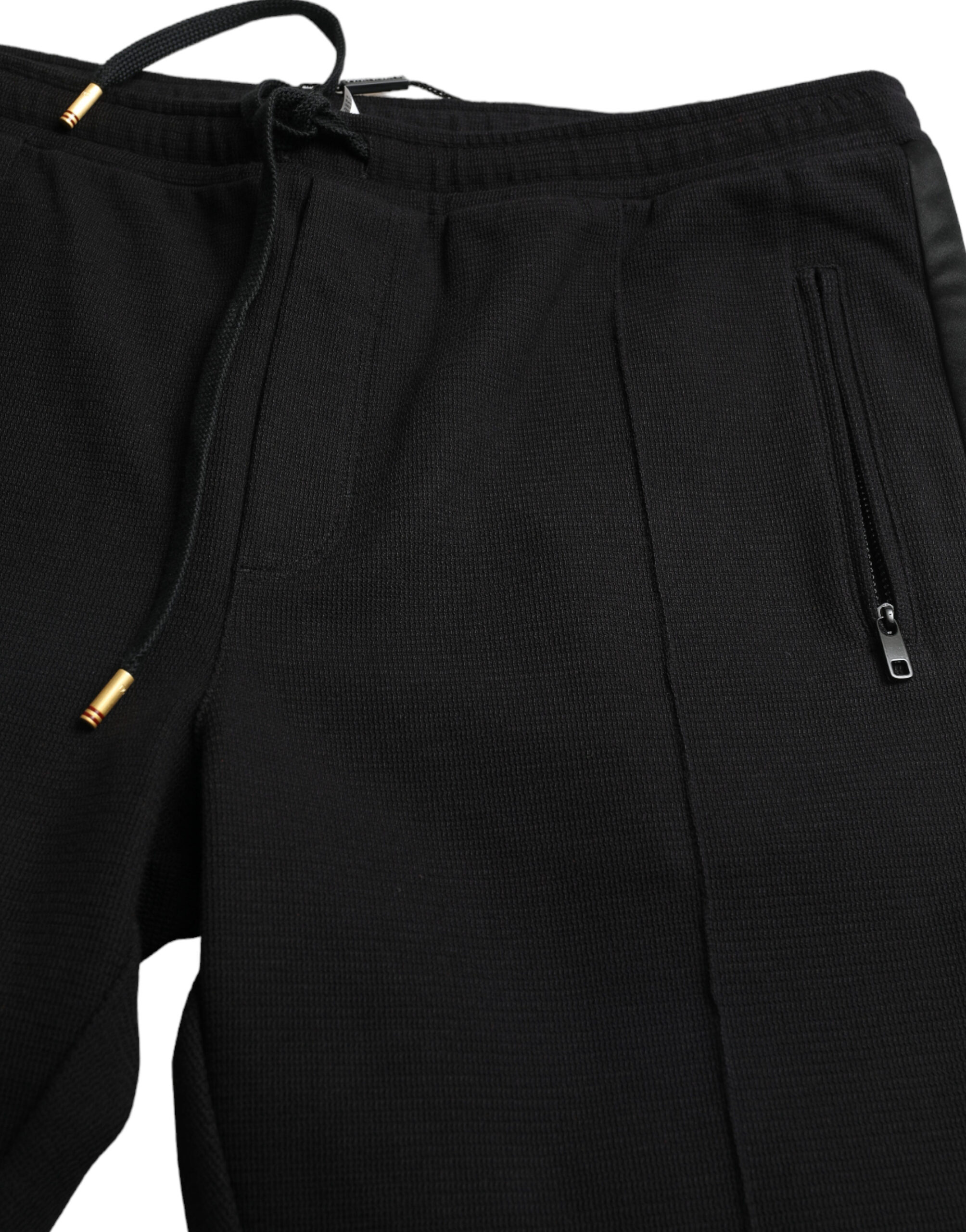 Dolce & Gabbana Black Cotton Skinny Jogger Sweatpants Pants - Image 3