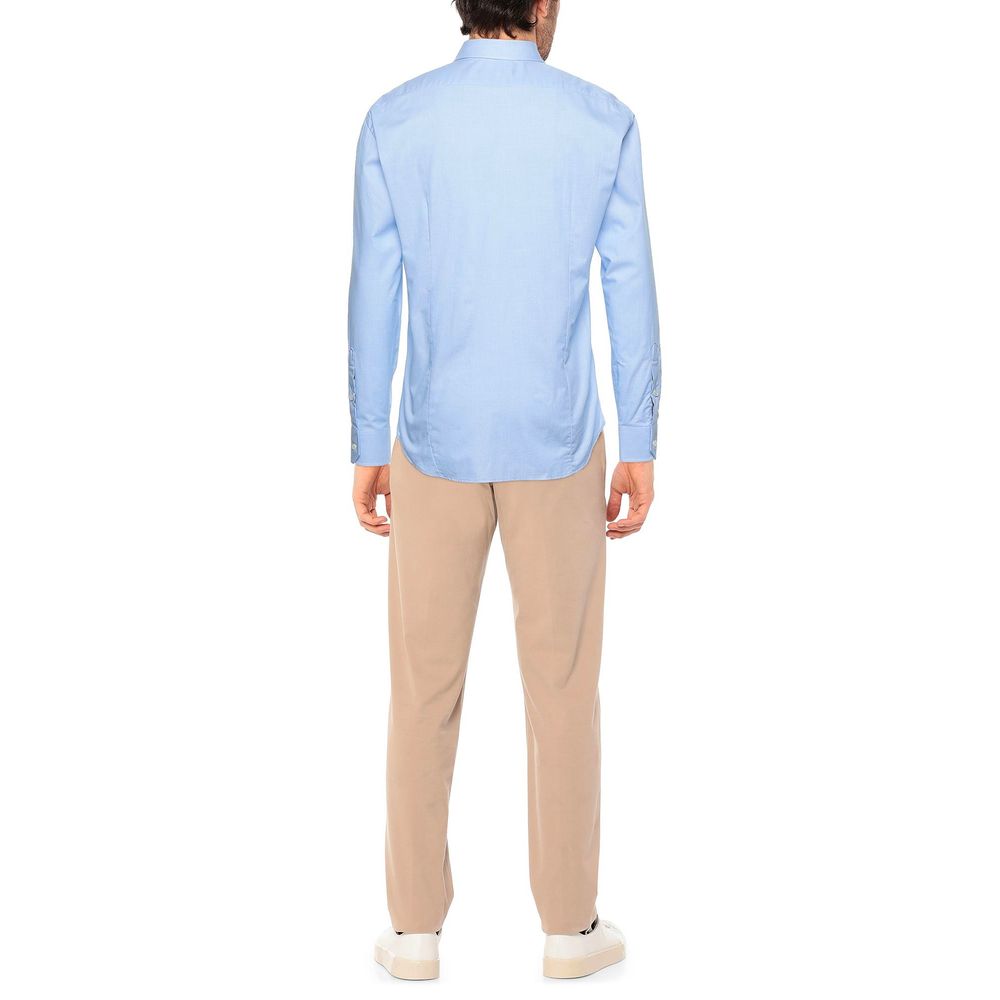 Aquascutum Azzurro Cotton Men Shirt - Image 3