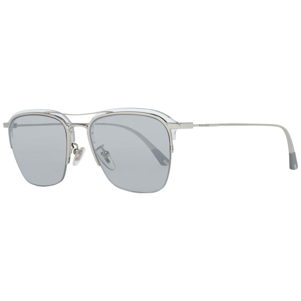 Police Silver Men Sunglass