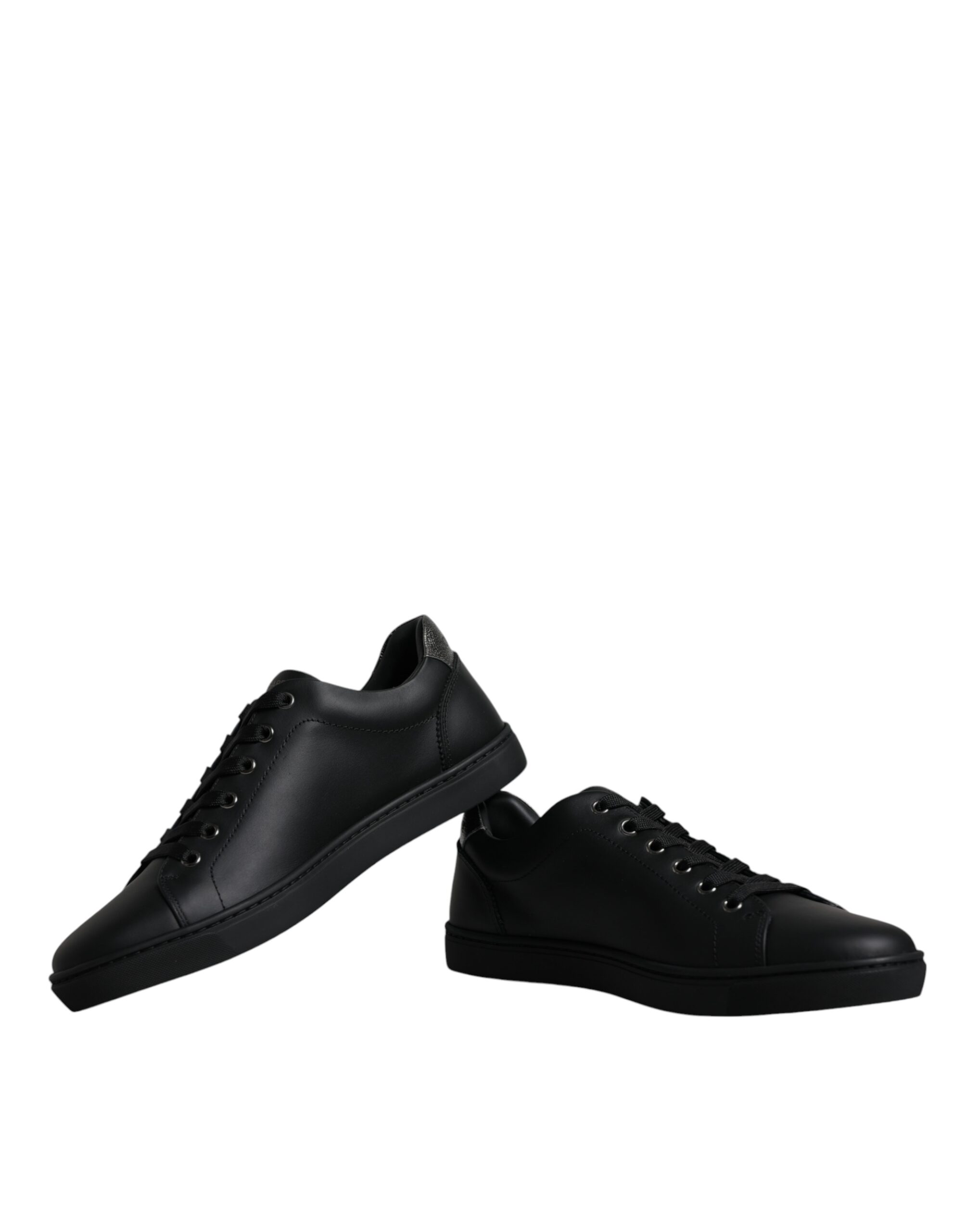 Dolce & Gabbana Black London Sacred Heart Men Sneakers Shoes - Image 6