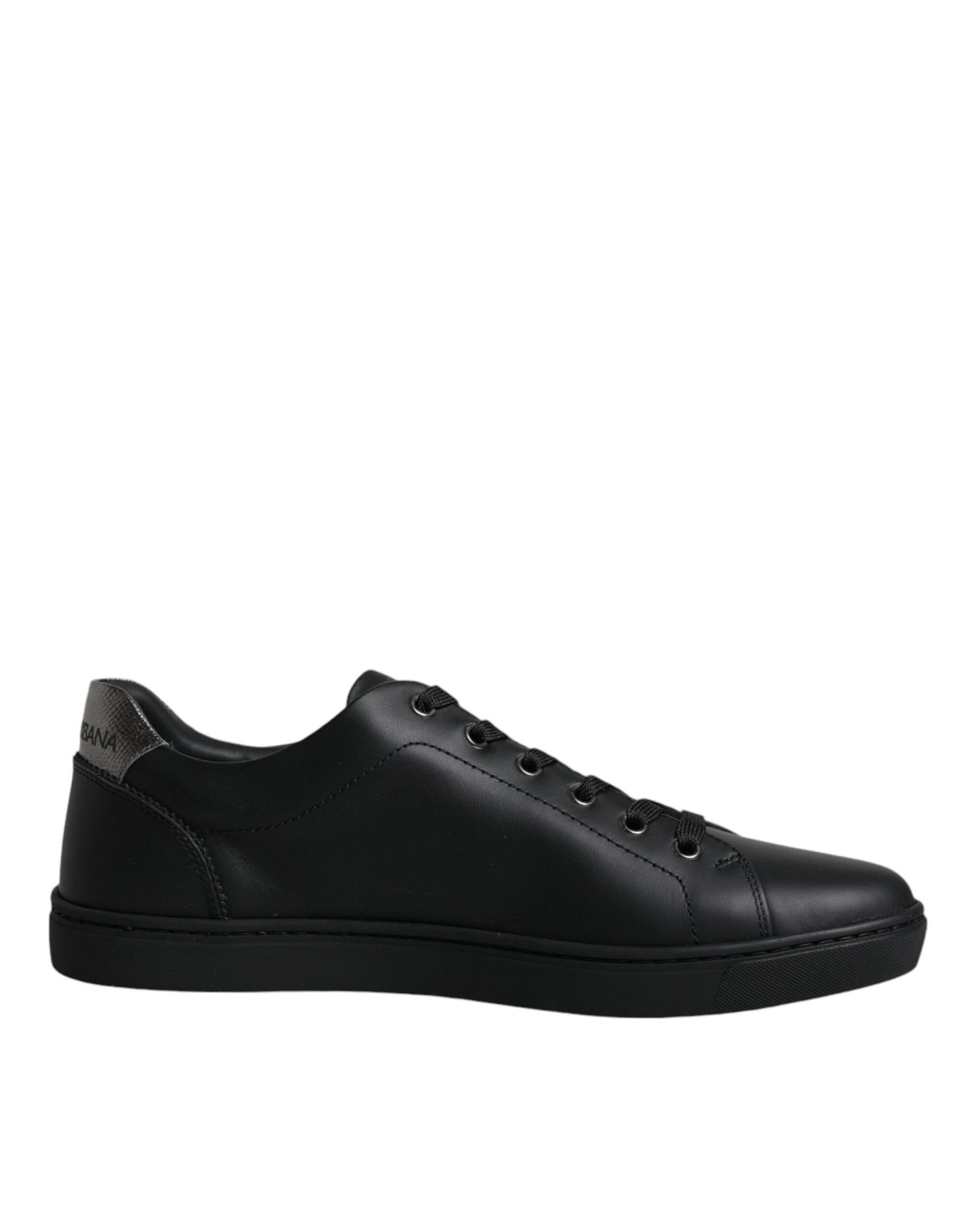 Dolce & Gabbana Black London Sacred Heart Men Sneakers Shoes - Image 8