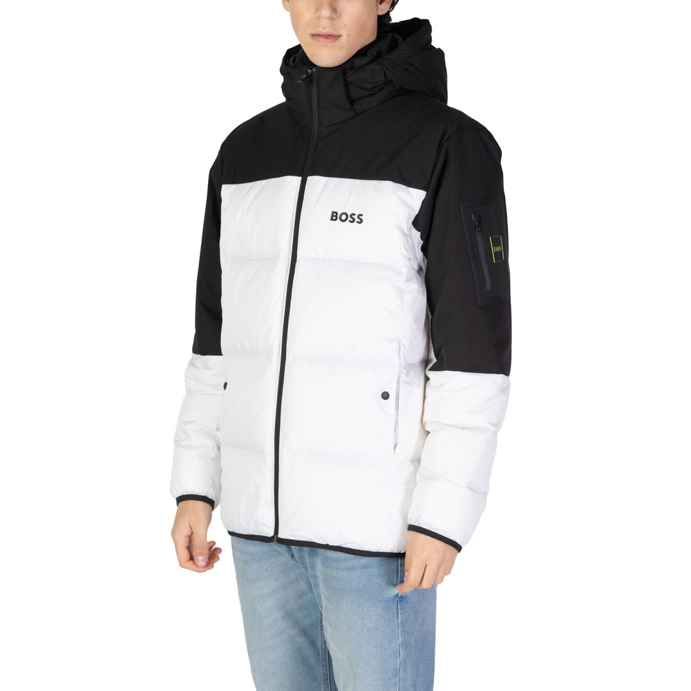 Hugo Boss White Recycled Polyester Jackets & Coat - Image 3