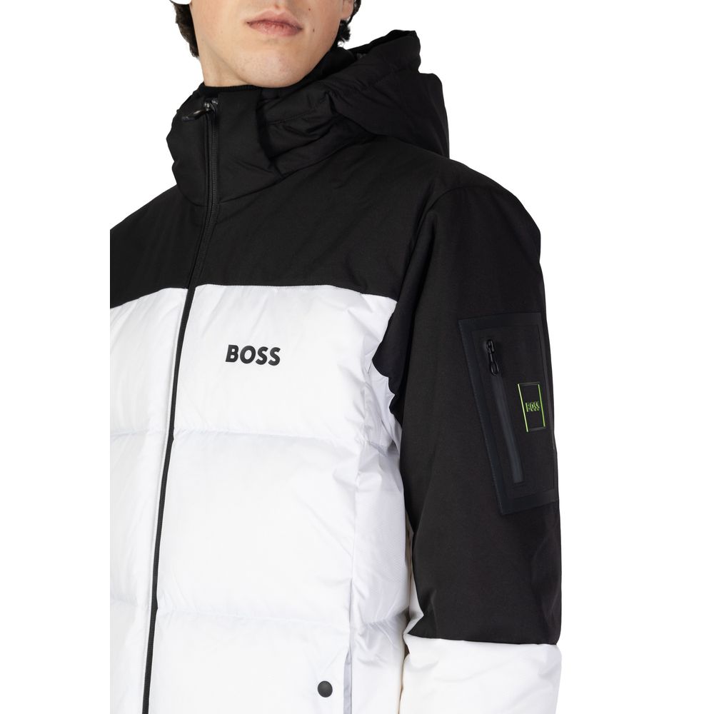 Hugo Boss White Recycled Polyester Jackets & Coat - Image 5