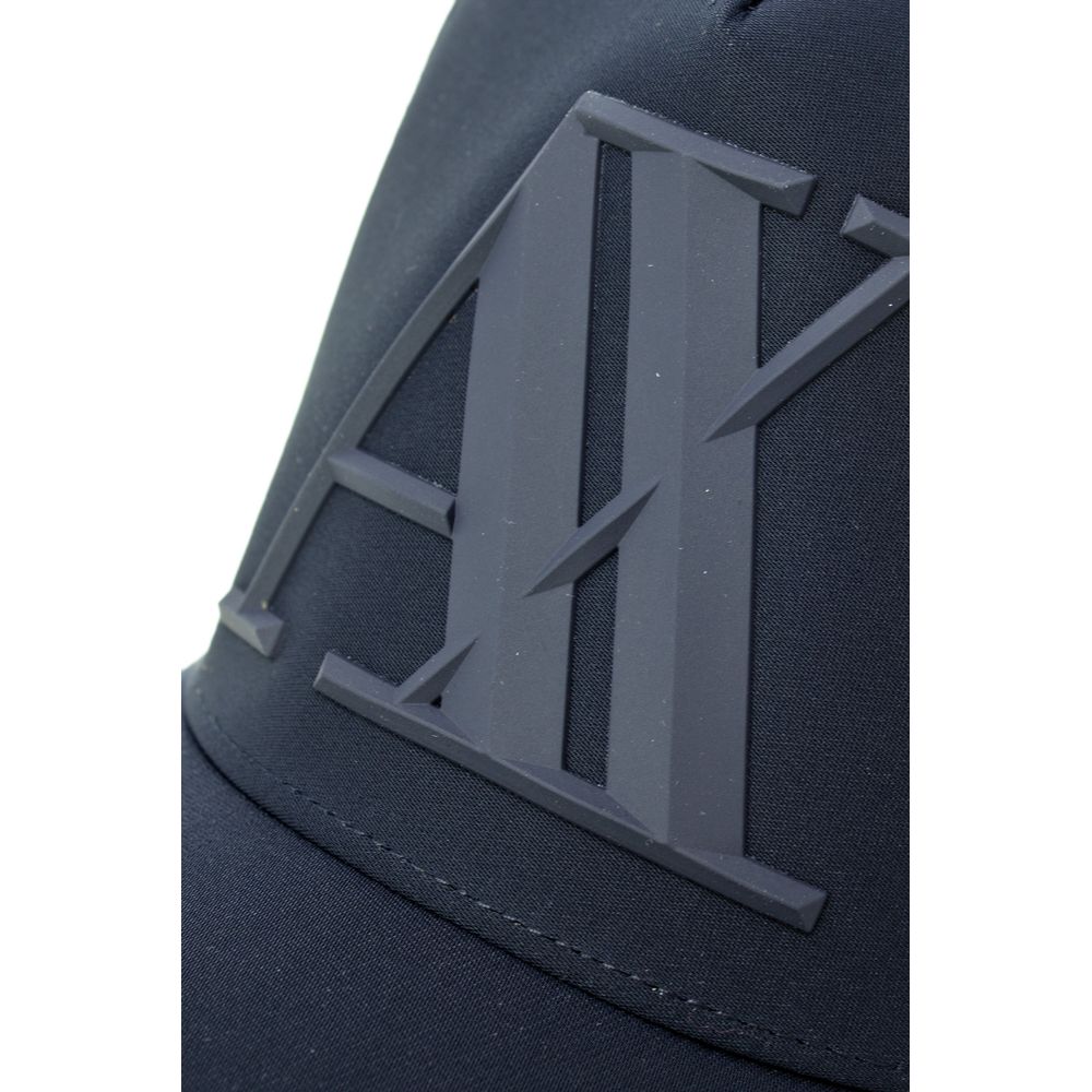Armani Exchange Blue Polyester Cap (Baseball Hat) - Image 3