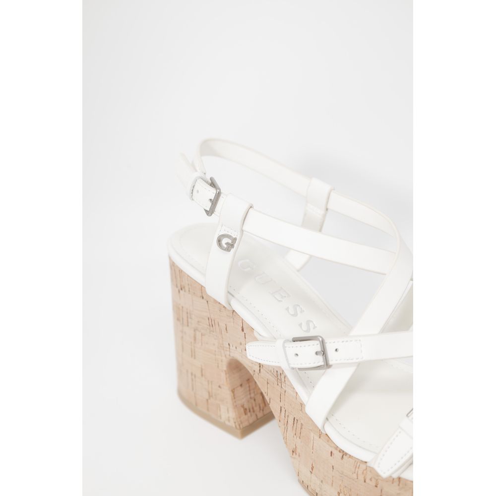 Guess Beige Leather High Heel Pumps - Image 4