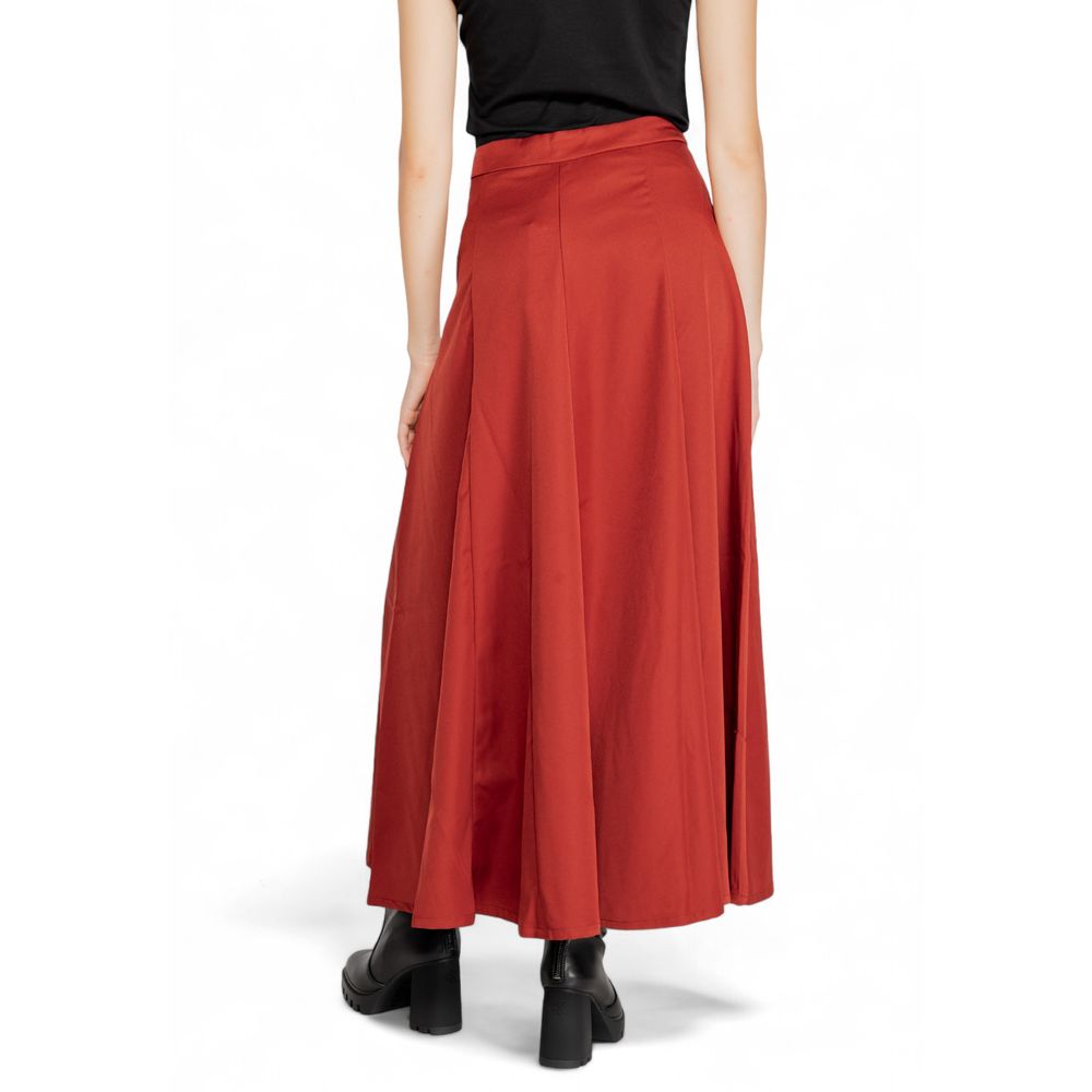 Vero Moda Red Polyester Skirt - Image 2