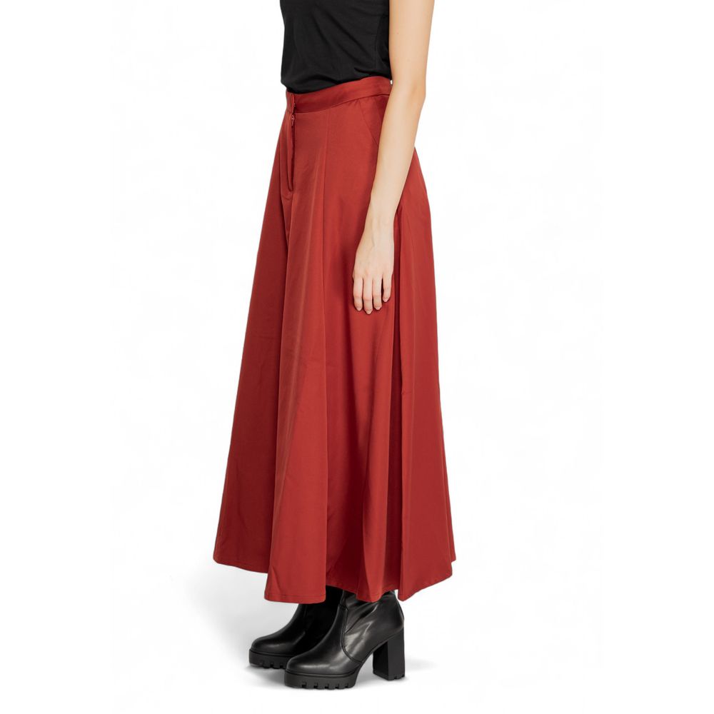 Vero Moda Red Polyester Skirt - Image 4