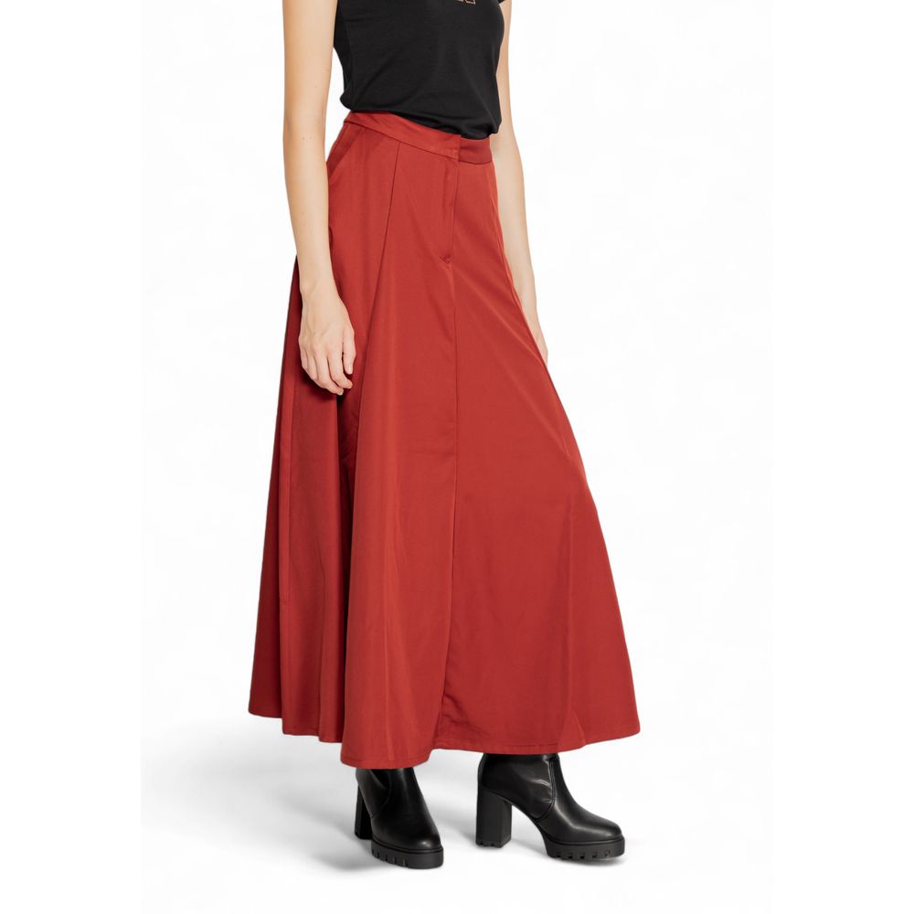 Vero Moda Red Polyester Skirt - Image 5