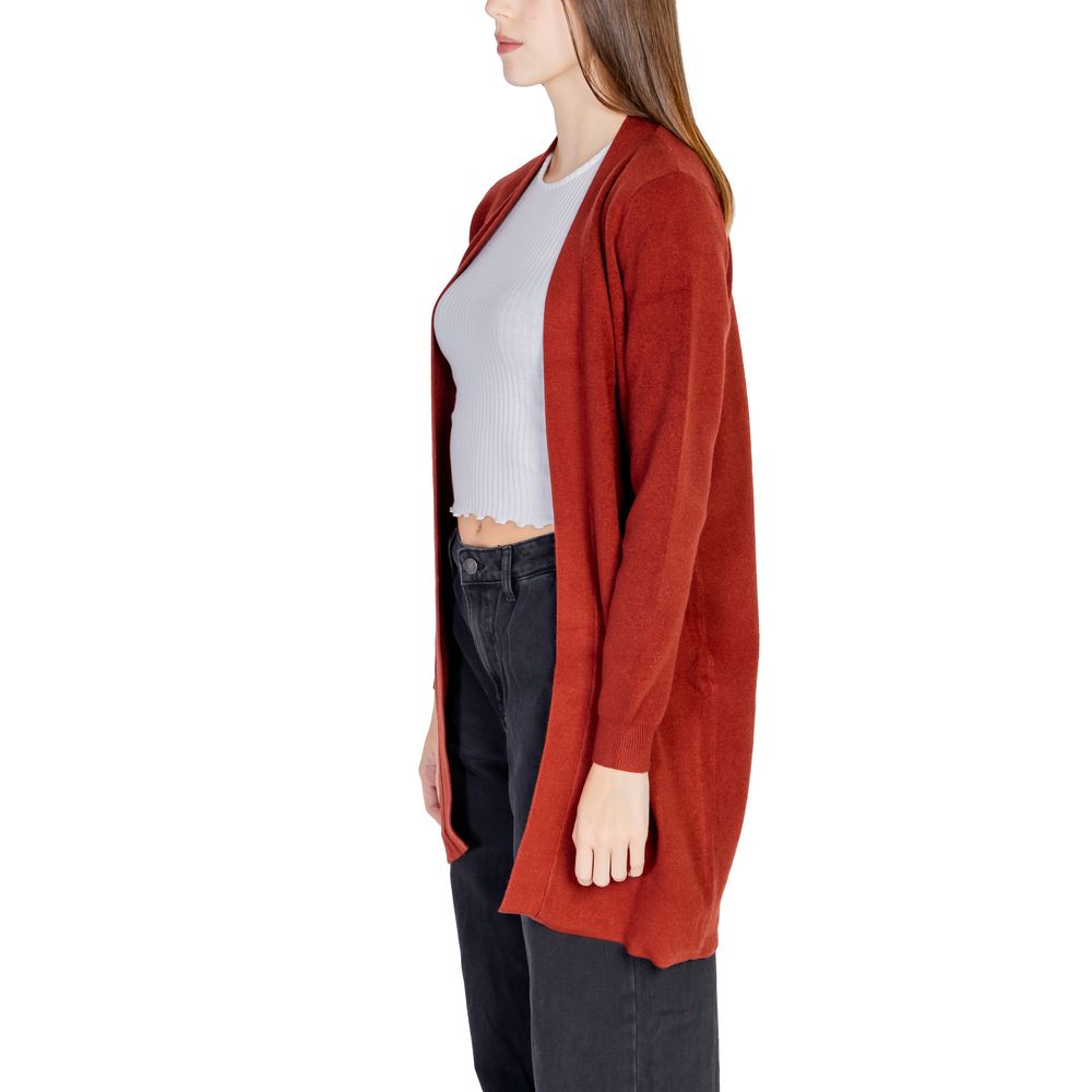 Vero Moda Red Viscose Cardigan - Image 3