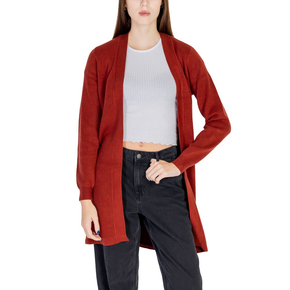Vero Moda Red Viscose Cardigan - Image 4