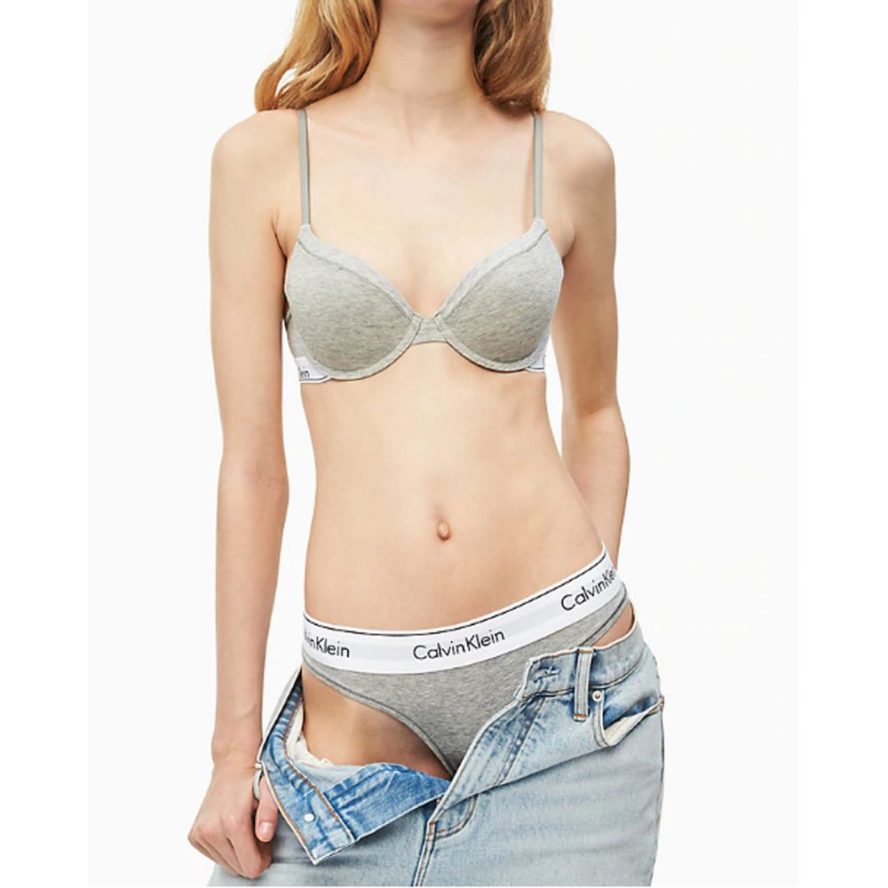 Calvin Klein Underwear Gray Cotton Panty - Image 3