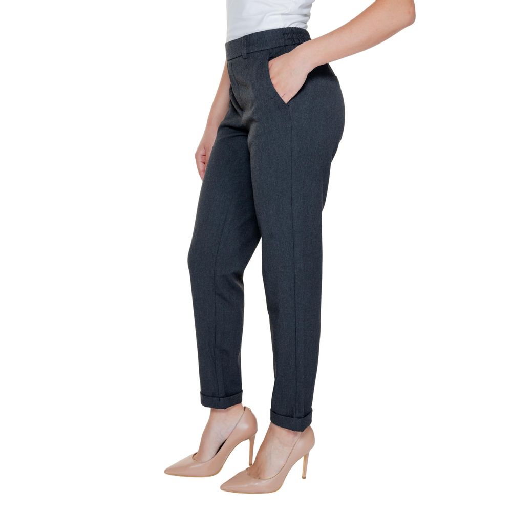 Vero Moda Gray Polyester Casual Pants - Image 4