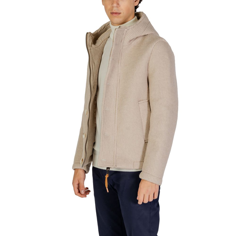 Hydra Clothing Beige Polyester Jackets & Coat - Image 3