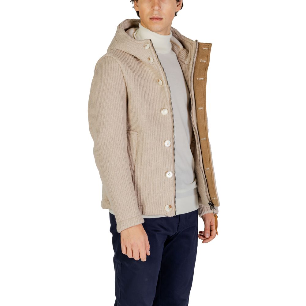 Hydra Clothing Beige Polyester Jackets & Coat - Image 4