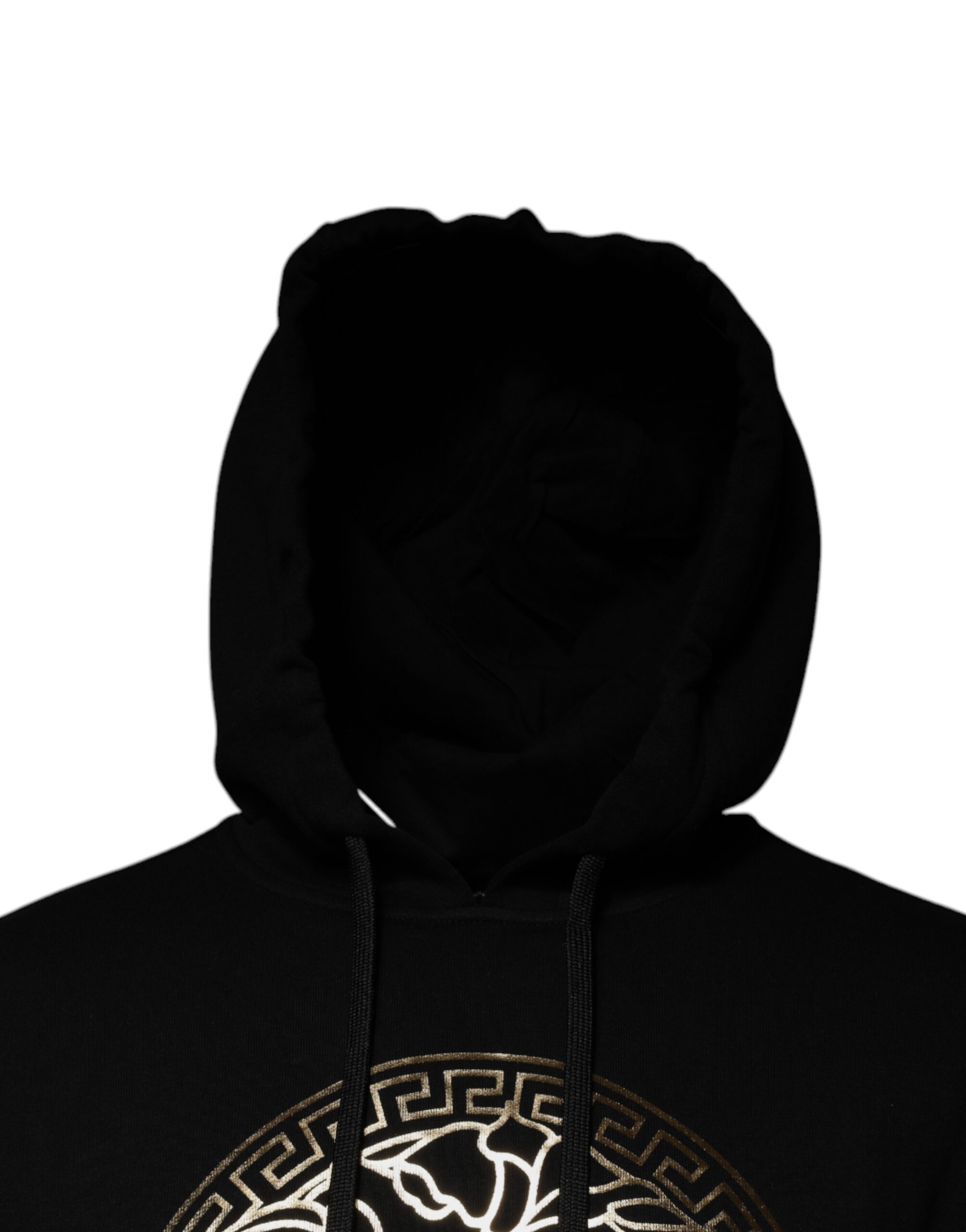 Versace Black Medusa Cotton Hoodie Pullover Sweatshirt Sweater - Image 3
