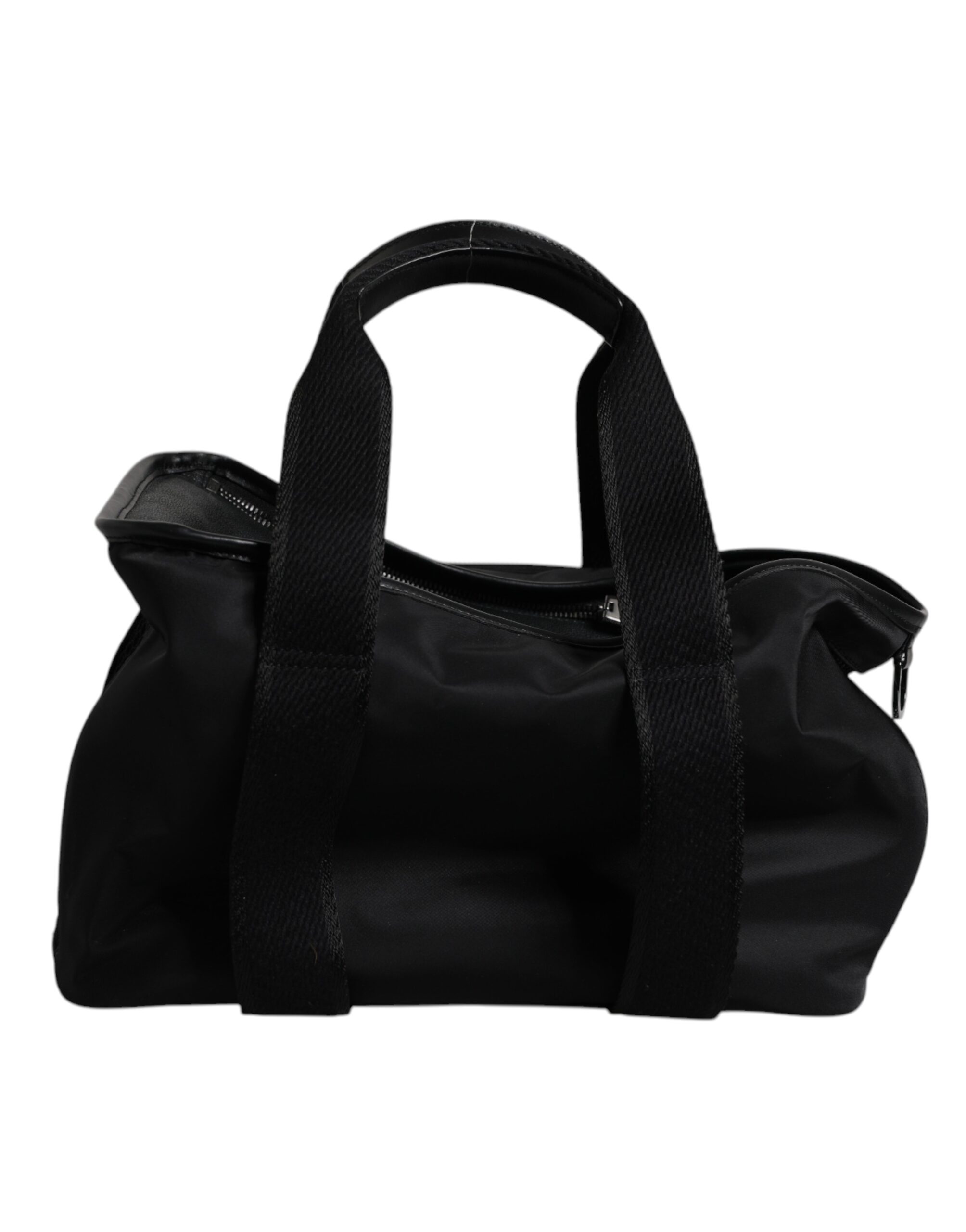 Dolce & Gabbana Black Shoulder Strap Pet Carry Logo Plaque Bag - Image 5