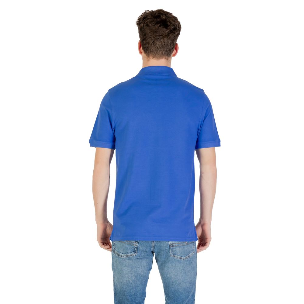 Lyle & Scott Blue Cotton Polo Shirt - Image 2
