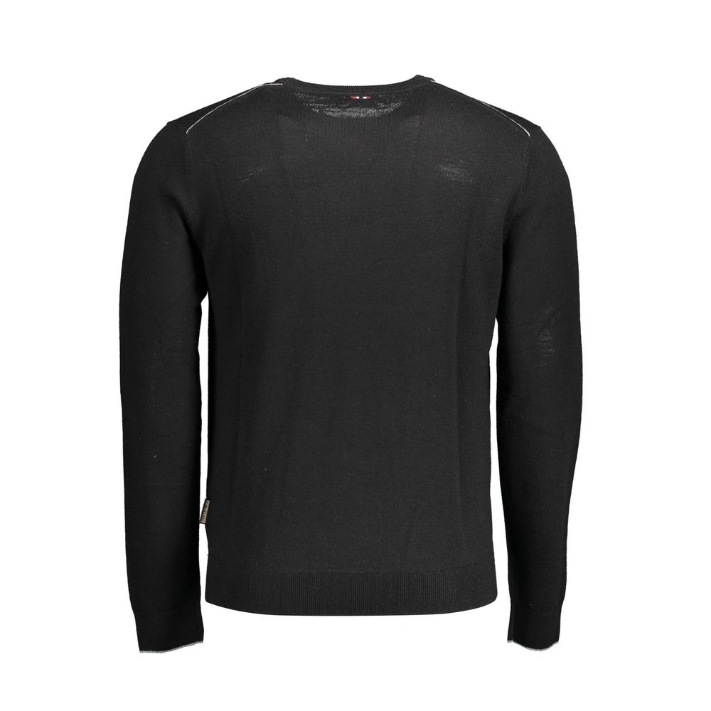 Napapijri Black Wool Sweater - Image 2