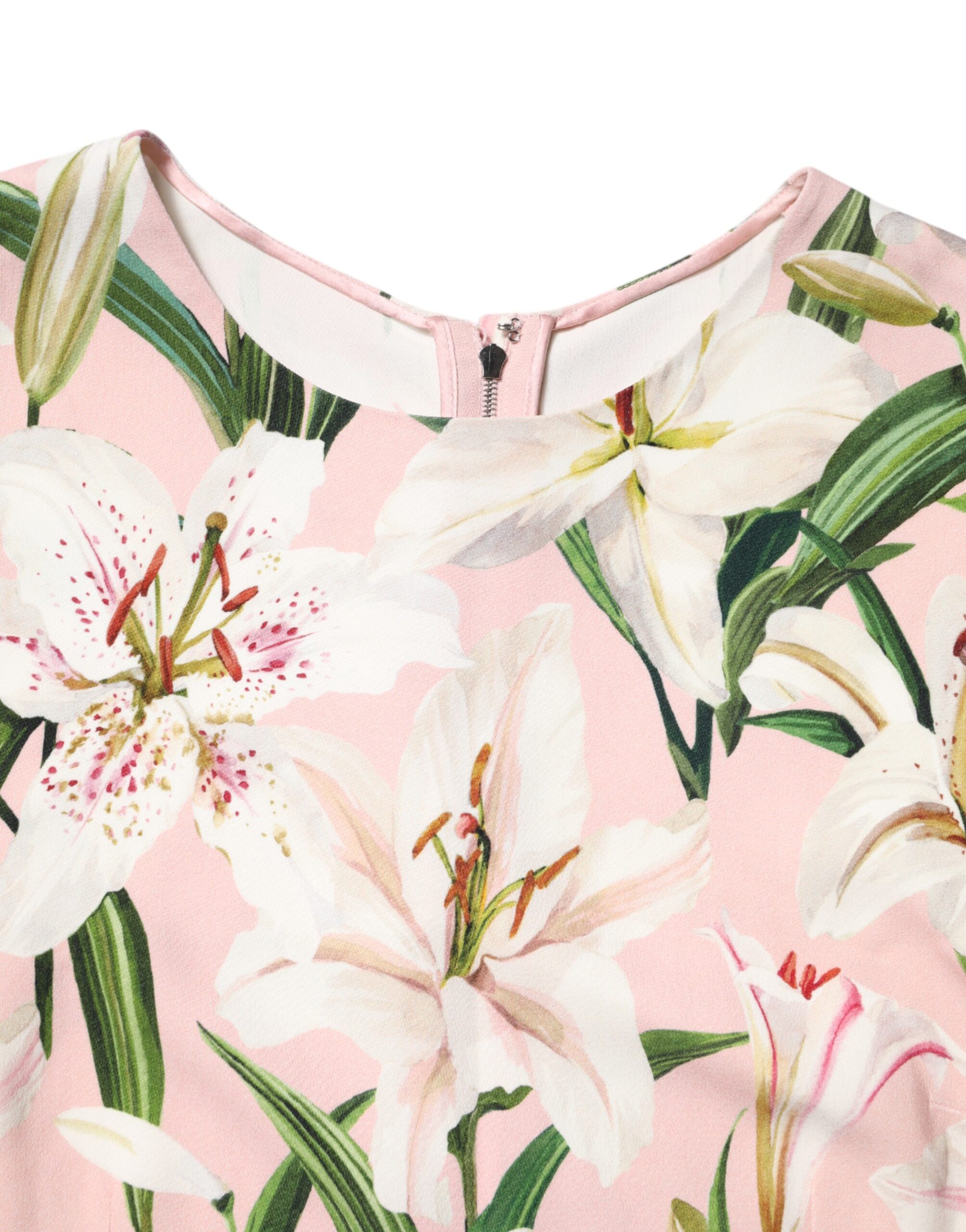 Dolce & Gabbana Multicolor Floral Print Round Neck Tank Top - Image 7