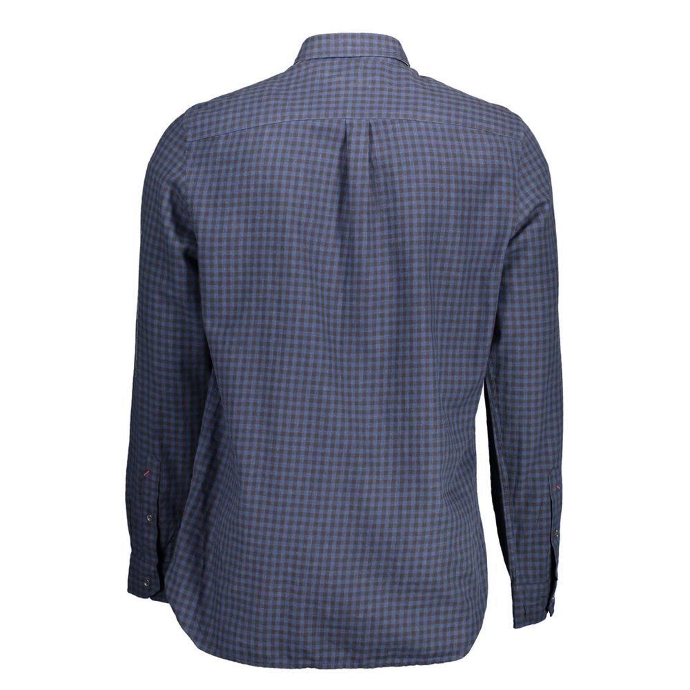 U.S. POLO ASSN. Blue Cotton Men Shirt - Image 2