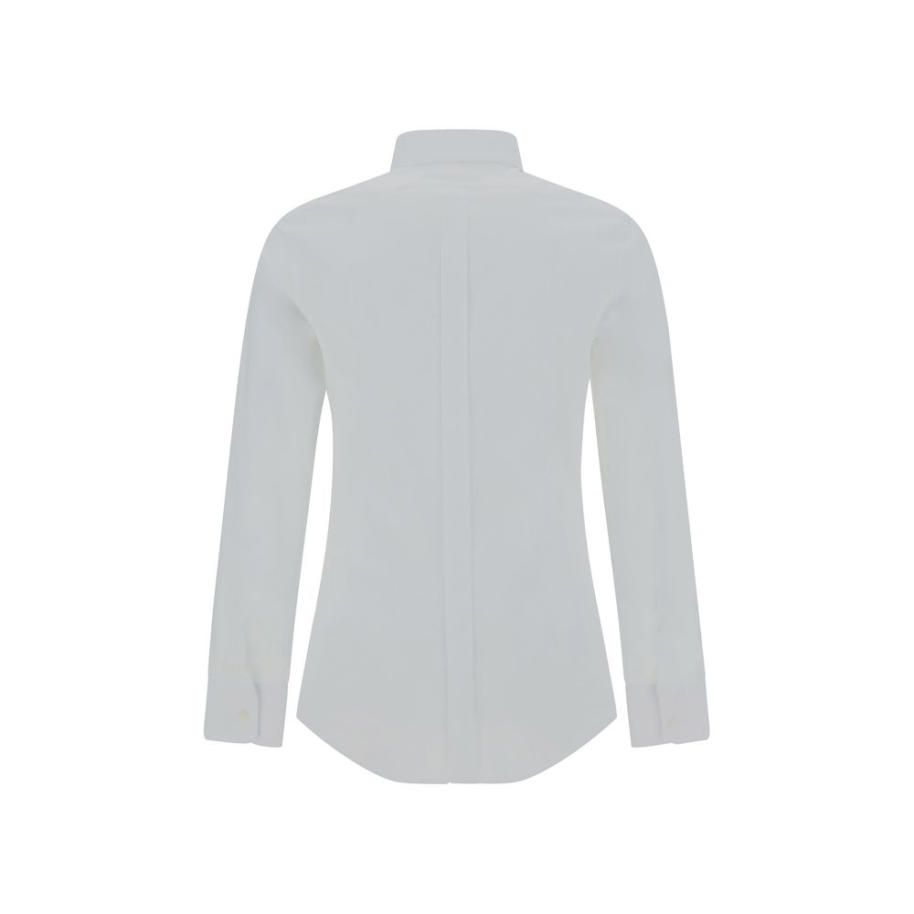 Dolce & Gabbana White Elastane Dress Shirt - Image 2