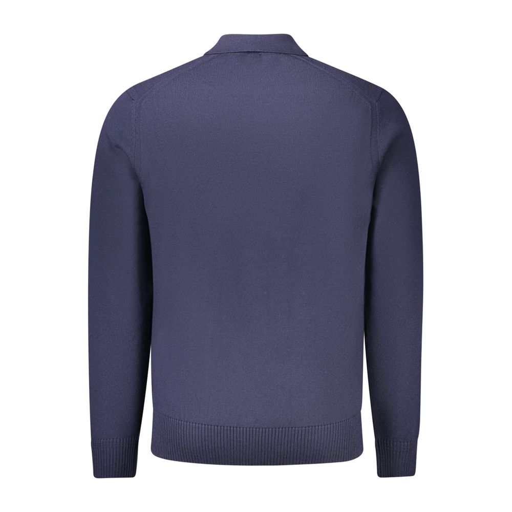 Hugo Boss Blue Wool Sweater - Image 2