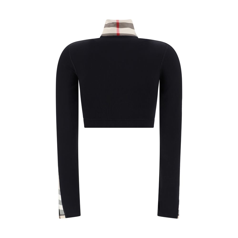 Burberry Black Elastane Sweatshirt - Image 2