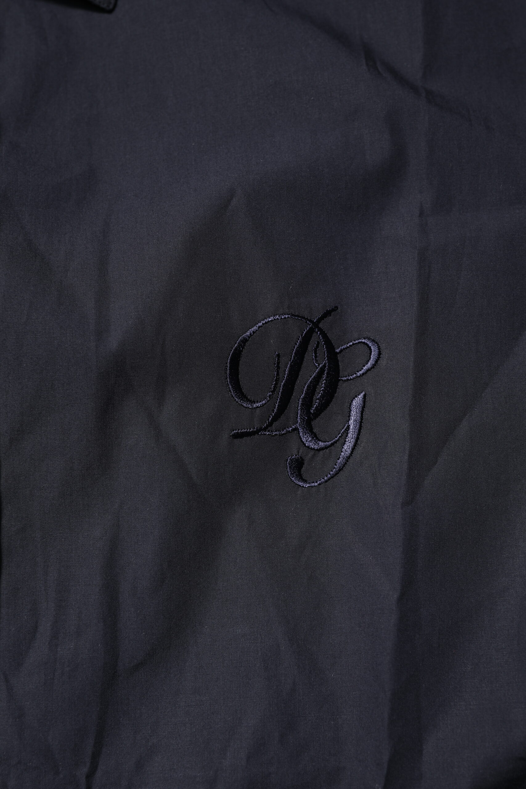 Dolce & Gabbana Dark Blue MARTINI Cotton Dress Formal Shirt - Image 6