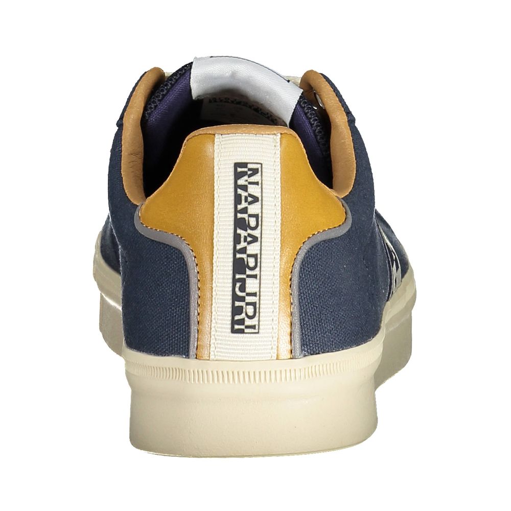 Napapijri Blue Polyester Men Sneaker - Image 2