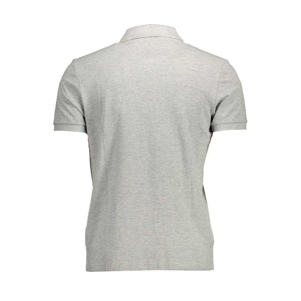 North Sails Gray Cotton Polo Shirt - Image 2