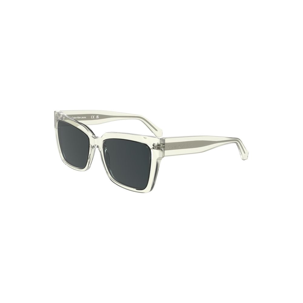 Calvin Klein Transparent Plastic Men's Sunglasses - Image 2
