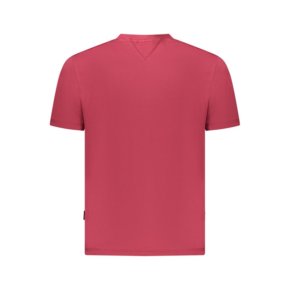 Napapijri Red Cotton T-Shirt - Image 2