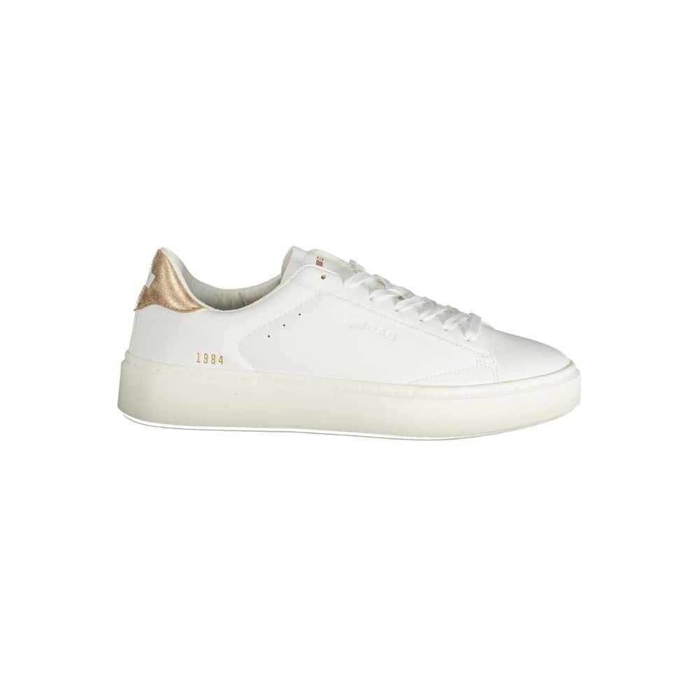 Gas White Polyester Sneaker