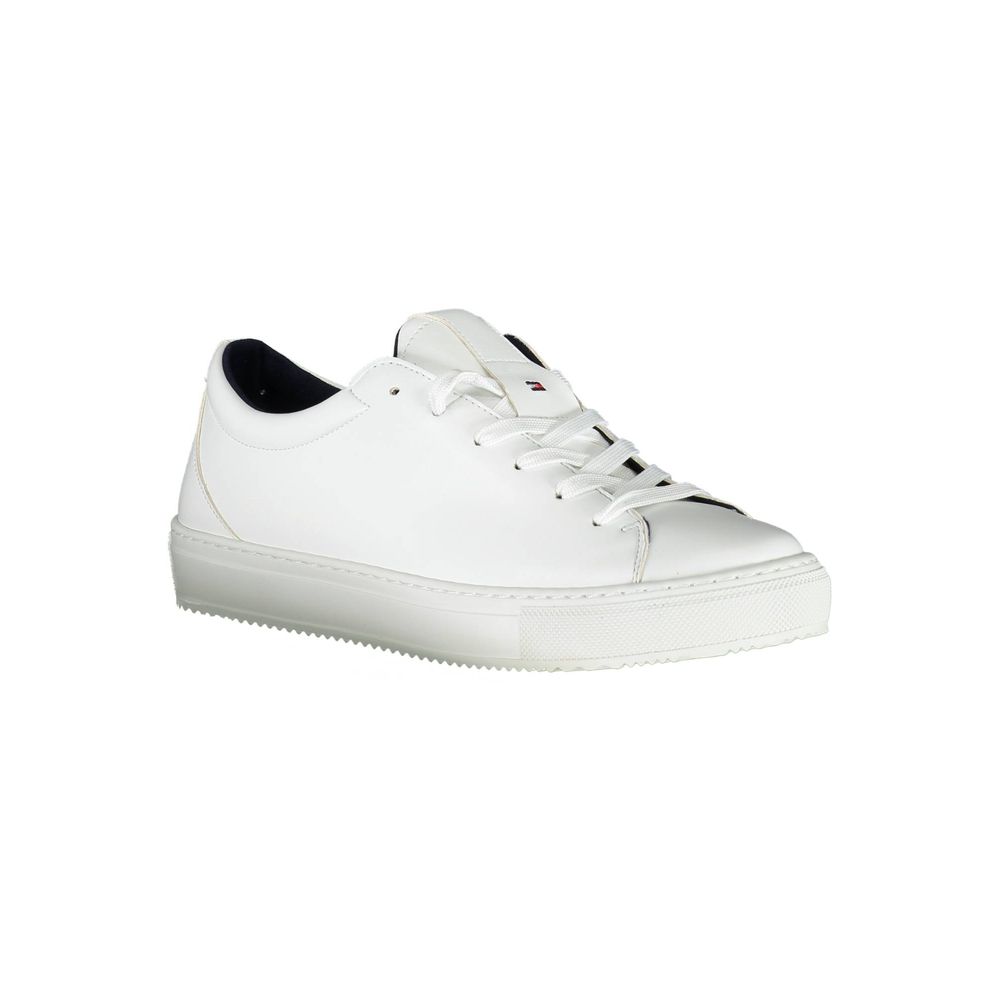 Tommy Hilfiger White Synthetic Sneaker - Image 2
