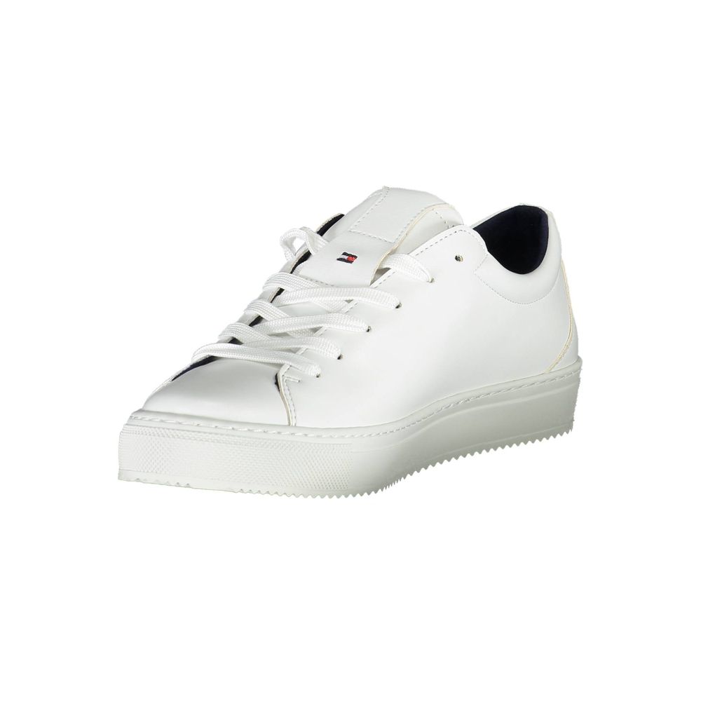 Tommy Hilfiger White Synthetic Sneaker - Image 3