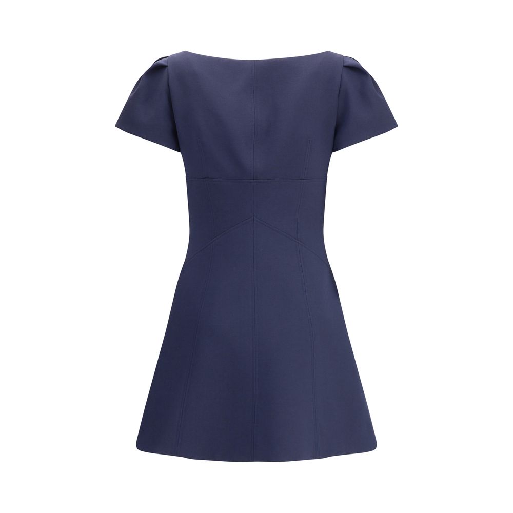 Alexander McQueen Blue Wool Casual Dress - Image 2