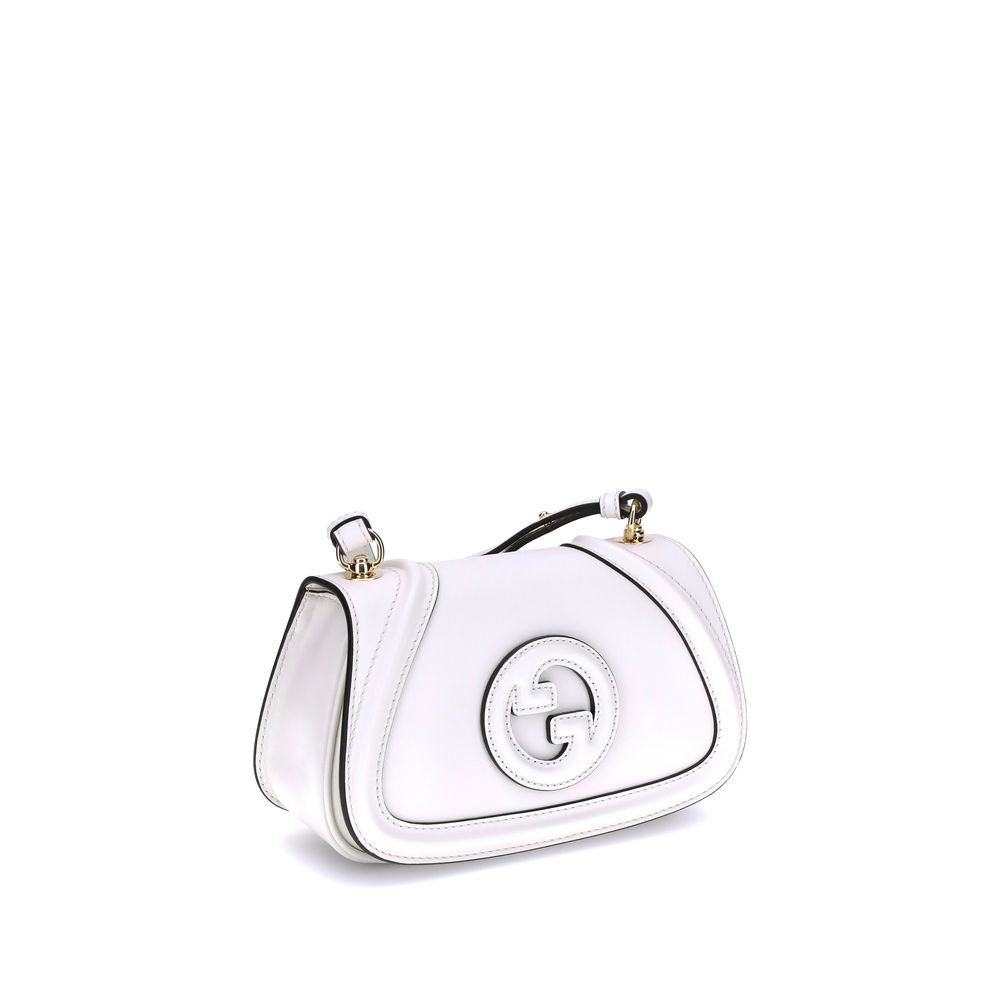 Gucci White Calf Leather Bos Taurus Handbag - Image 2