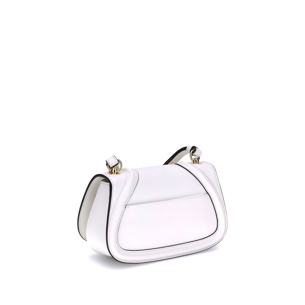 Gucci White Calf Leather Bos Taurus Handbag - Image 3