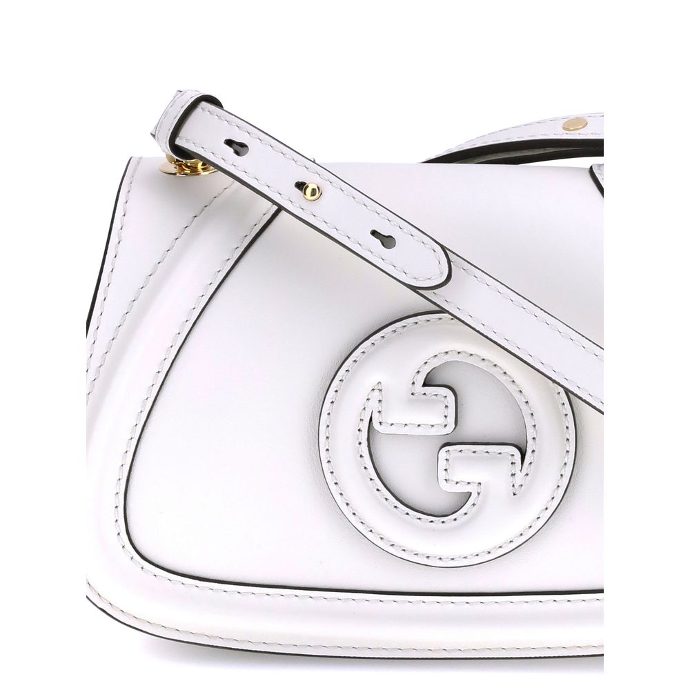 Gucci White Calf Leather Bos Taurus Handbag - Image 4