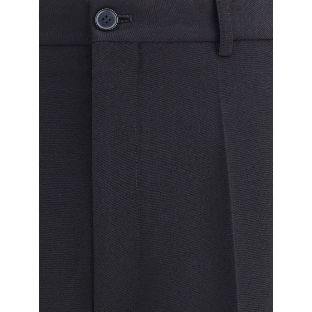 Balenciaga Black Viscose Dress Pants - Image 3