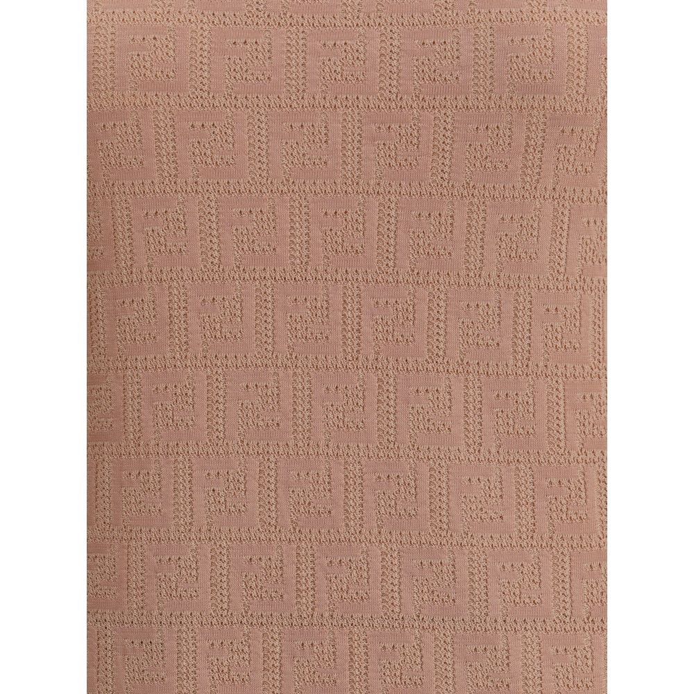 Fendi Multicolor Cotton Casual Dress - Image 3