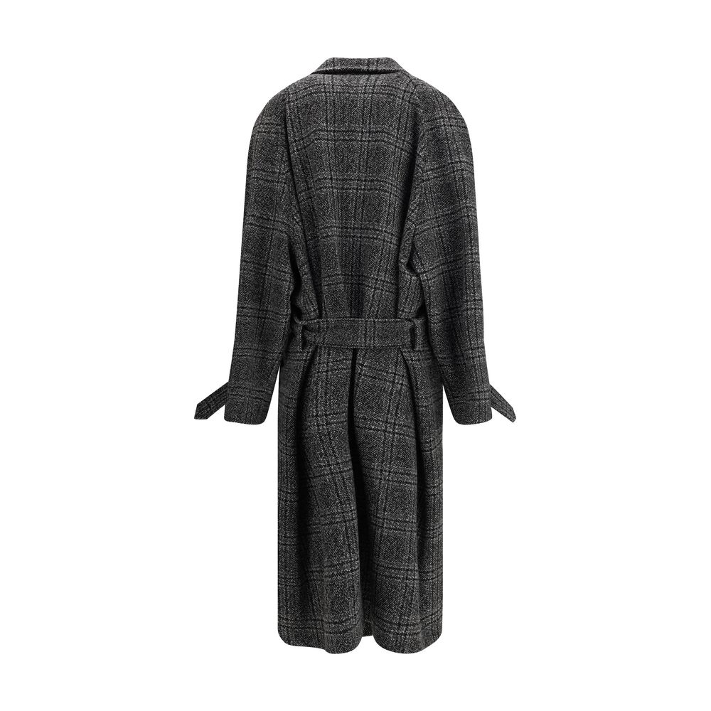 Balenciaga Check long Coat - Image 2