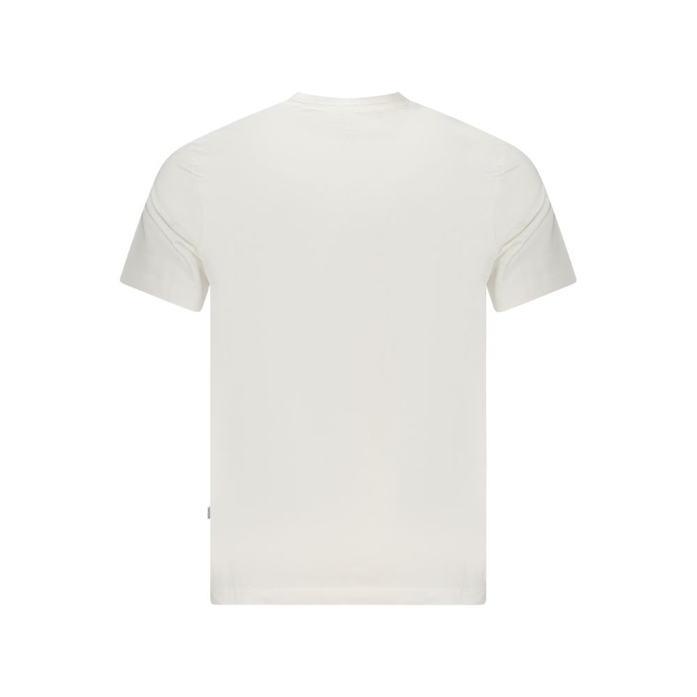 Guess Jeans Bianco Organic Cotton Men's T-Shirt - Image 2