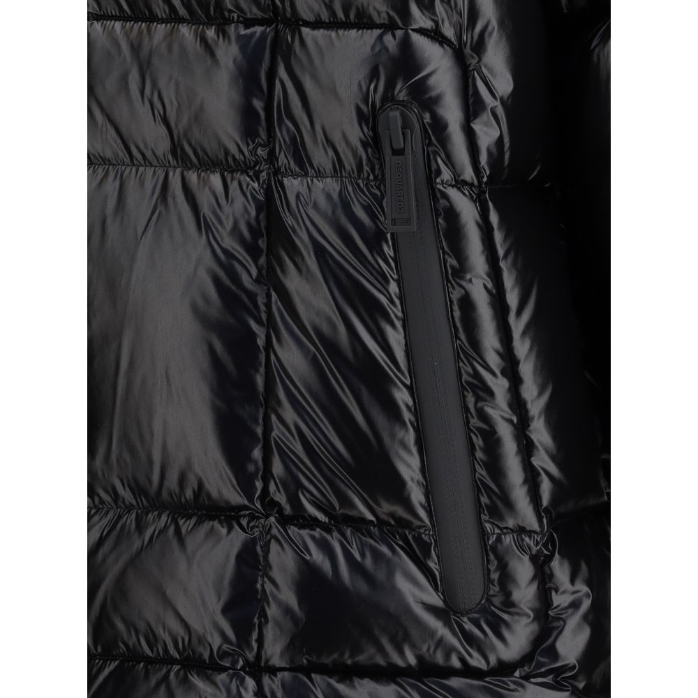 Dsquared² Black Polyamide Full-Length Jacket - Image 4