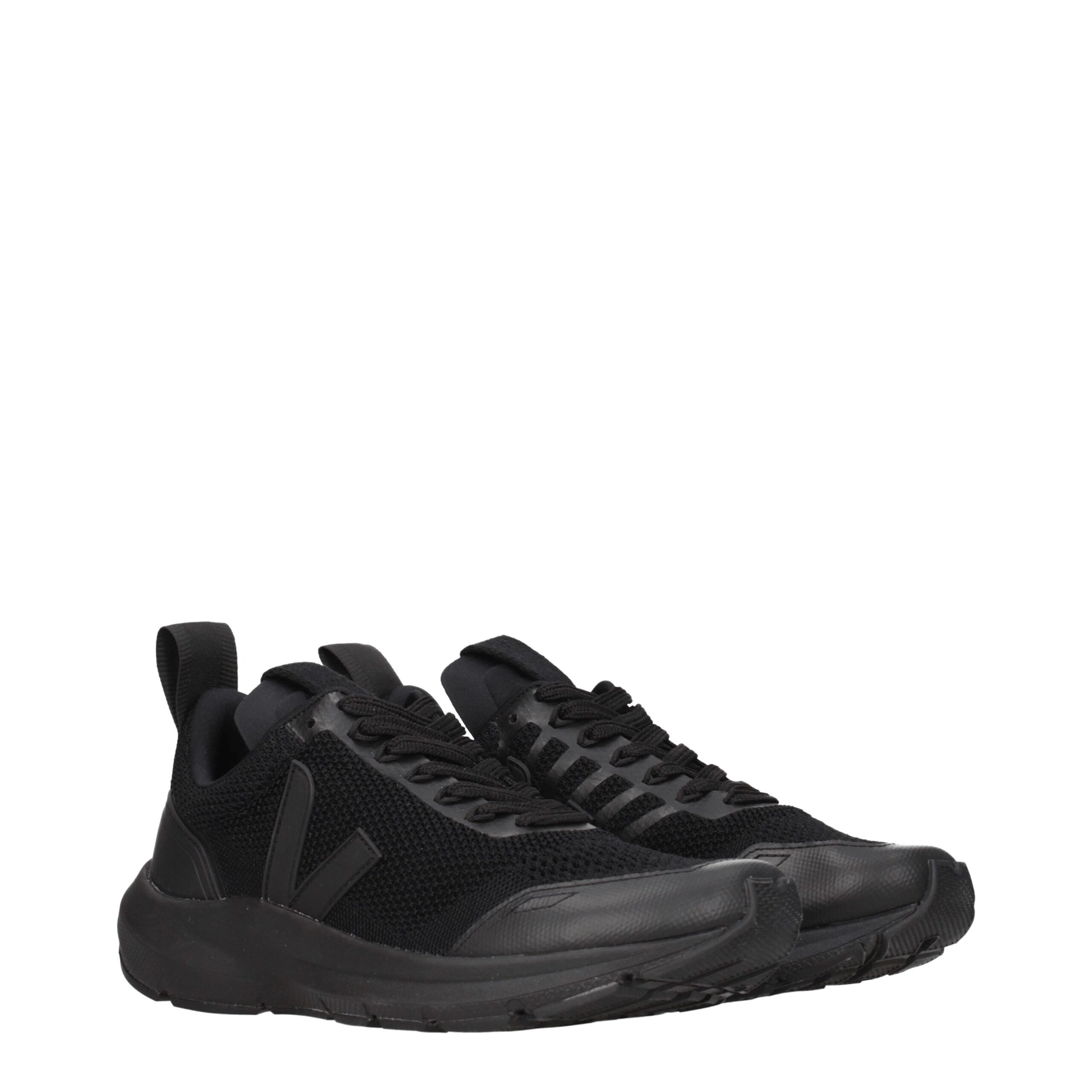 Veja Black Fabric Athletic Sneakers - Image 2